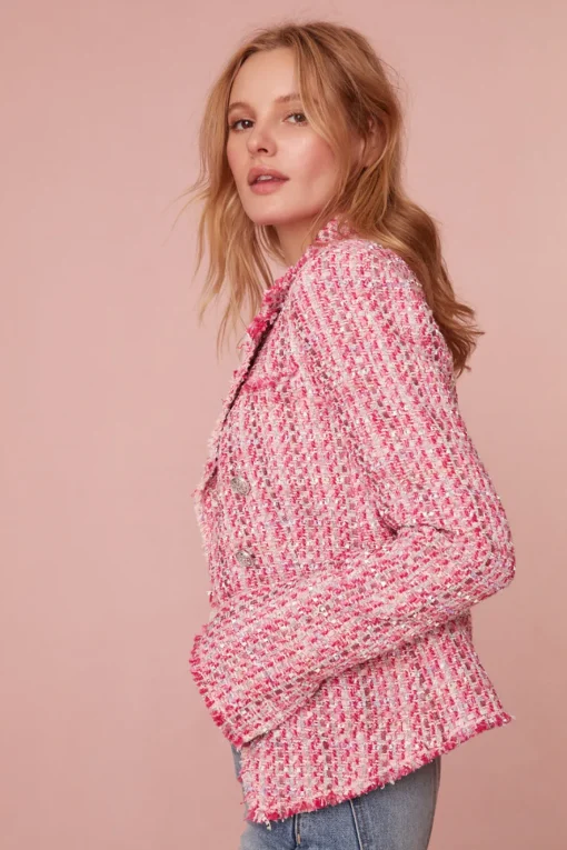 Women LoveShackFancy Duvel Tailored Tweed Jacket