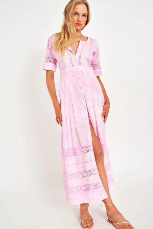 Women LoveShackFancy Edie Cotton Midi Dress