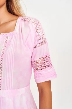 Women LoveShackFancy Edie Cotton Midi Dress