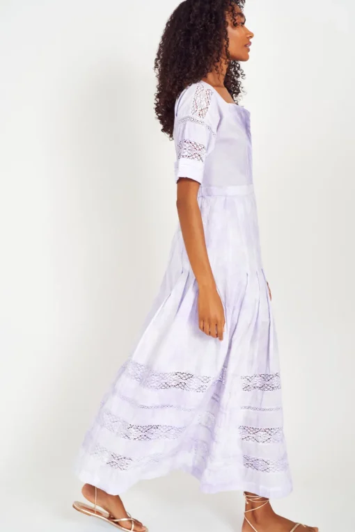 Women LoveShackFancy Edie Cotton Midi Dress