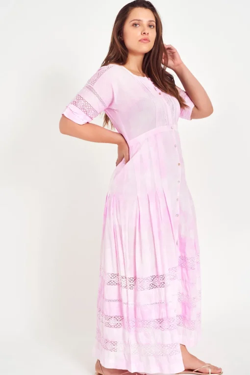 Women LoveShackFancy Edie Cotton Midi Dress