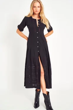 Women LoveShackFancy Edie Cotton Midi Dress
