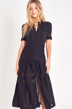 Women LoveShackFancy Edie Cotton Midi Dress