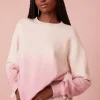 Women LoveShackFancy Elvira Dip Dyed Embroidered Sweatshirt