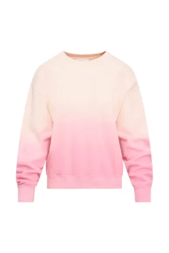 Women LoveShackFancy Elvira Dip Dyed Embroidered Sweatshirt