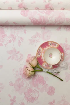 LoveShackFancy Everblooming Rosettes Wallpaper