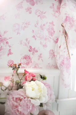LoveShackFancy Everblooming Rosettes Wallpaper