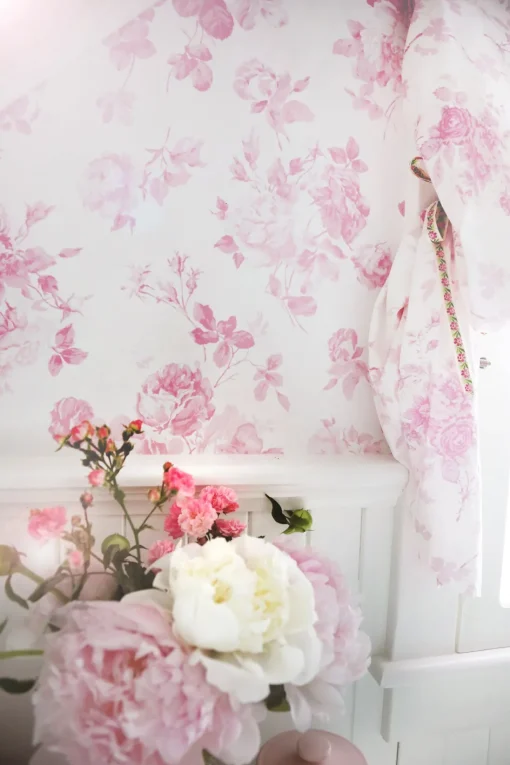 LoveShackFancy Everblooming Rosettes Wallpaper