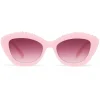 LoveShackFancy Florencia Rhinestone Sunglasses