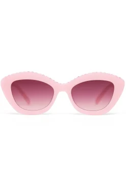 LoveShackFancy Florencia Rhinestone Sunglasses