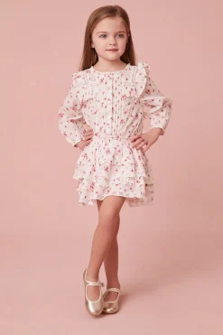 LoveShackFancy Girls Billie Tiered Skirt
