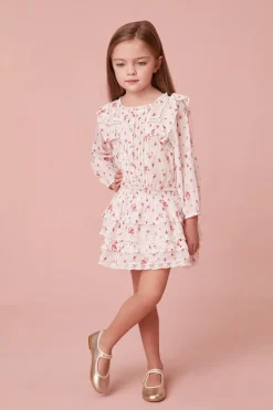 LoveShackFancy Girls Billie Tiered Skirt