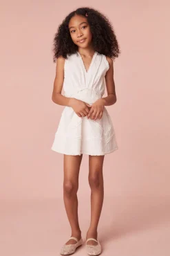 LoveShackFancy Girls Brecken Cotton Dress