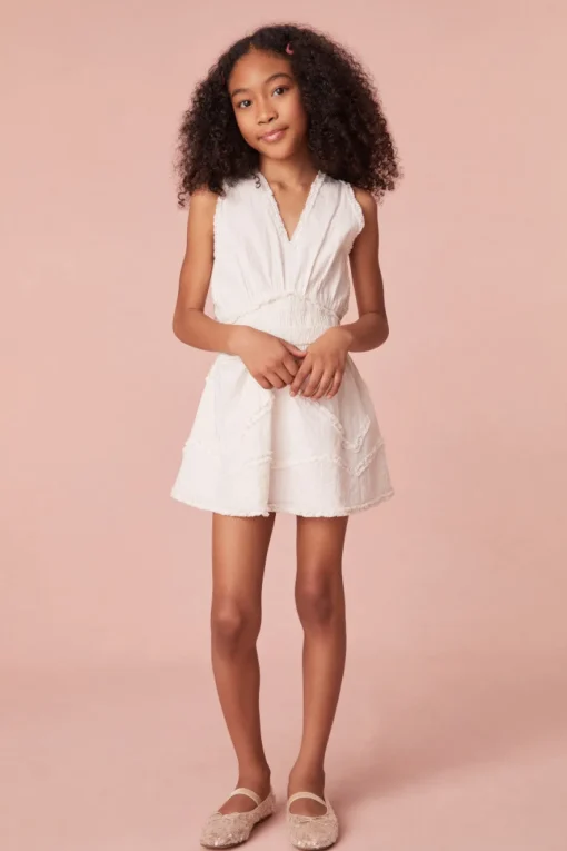 LoveShackFancy Girls Brecken Cotton Dress