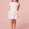 LoveShackFancy Girls Darling Pink Decker Dress