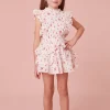 LoveShackFancy Girls Decker Cotton Dress