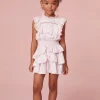 LoveShackFancy Girls Decker Floral Cotton Dress