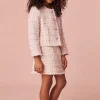 LoveShackFancy Girls Medine Tweed Jacket