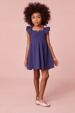 LoveShackFancy Girls Mefford Cotton Dress