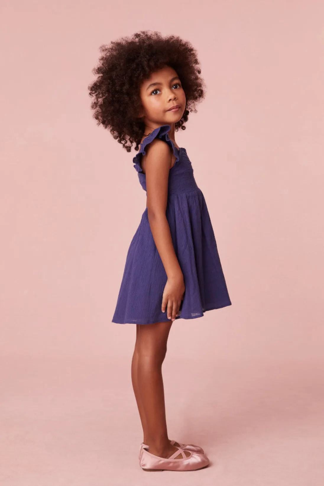 LoveShackFancy Girls Mefford Cotton Dress