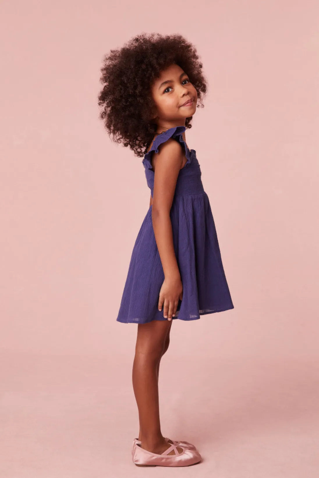 LoveShackFancy Girls Mefford Cotton Dress