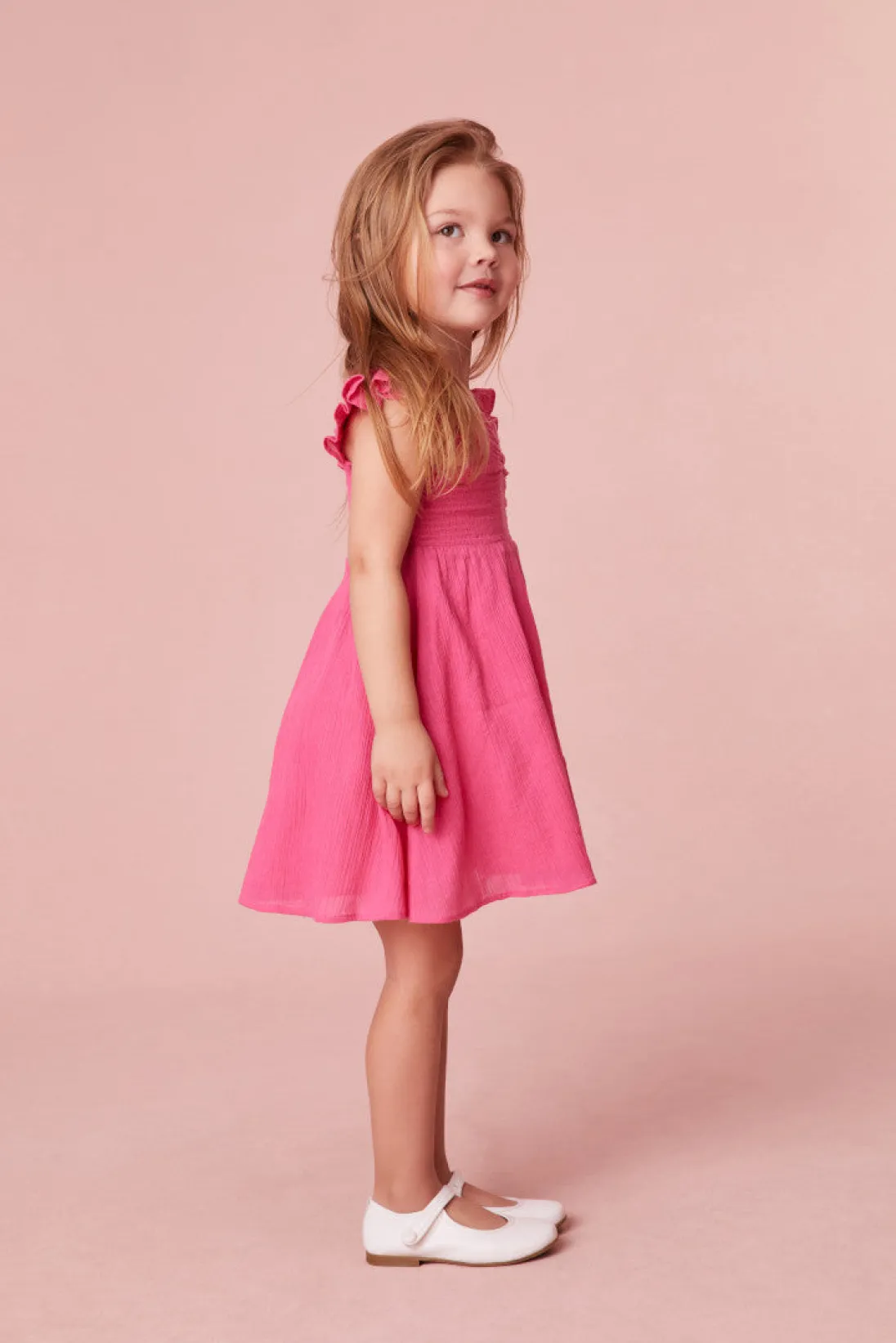 LoveShackFancy Girls Mefford Cotton Dress