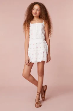 LoveShackFancy Girls Mini Floral Tank