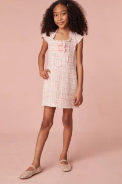 LoveShackFancy Girls Rafina Tweed Dress