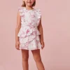 LoveShackFancy Girls Ruffle Decker Dress