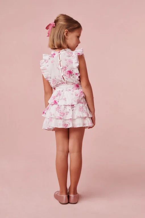 LoveShackFancy Girls Ruffle Decker Dress