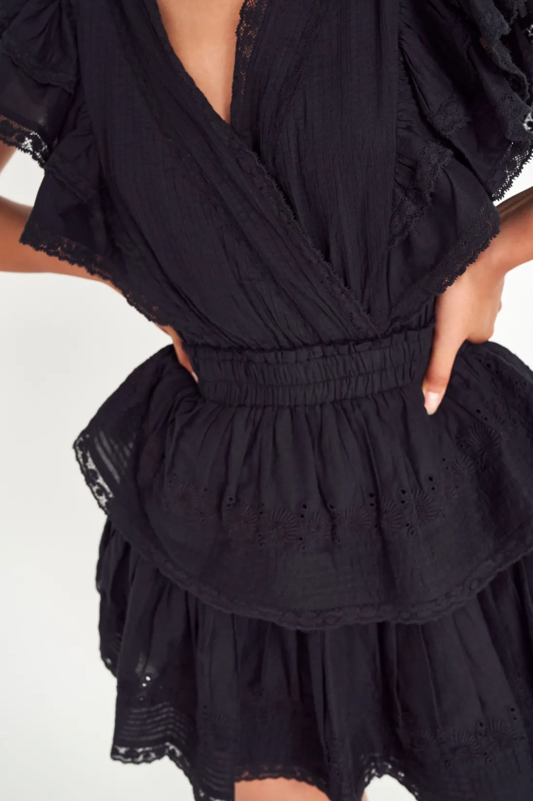 LoveShackFancy Gwen Heritage Mini Dress