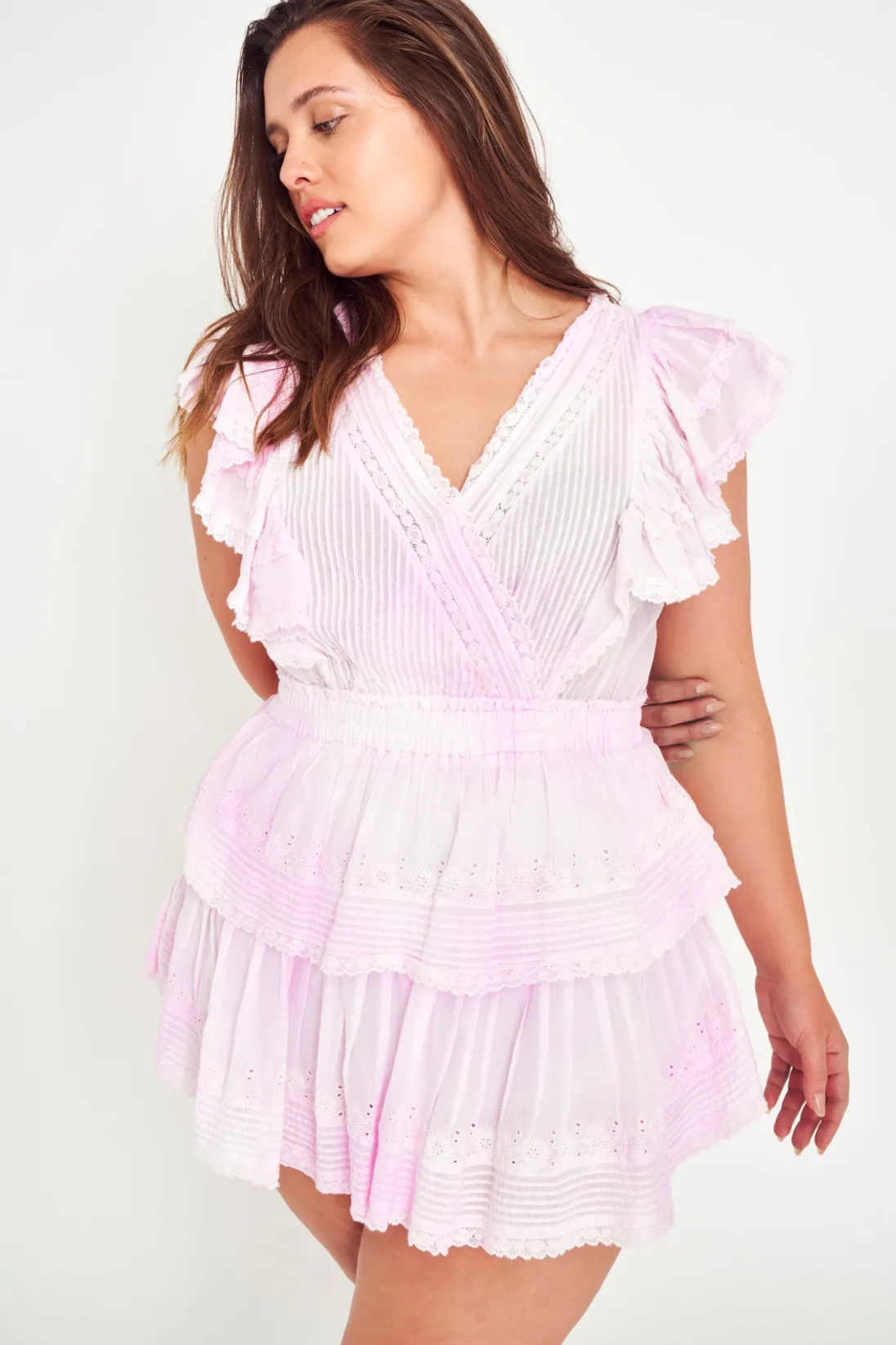 LoveShackFancy Gwen Heritage Mini Dress