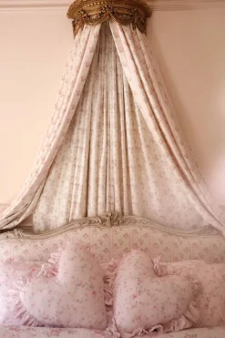 LoveShackFancy Heart Shape Ruffle Pillow