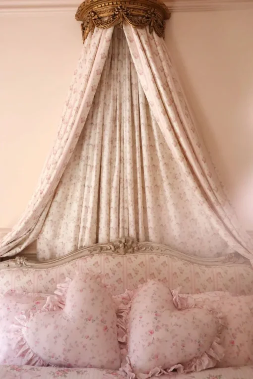 LoveShackFancy Heart Shape Ruffle Pillow