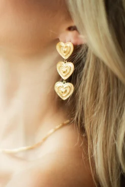 LoveShackFancy Heartbeat Earrings By Evie Jewelry