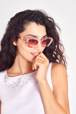 LoveShackFancy Hessel Cat Eye Sunglasses