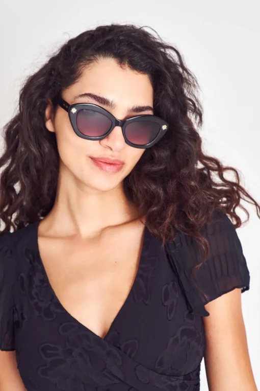 LoveShackFancy Hessel Cat Eye Sunglasses