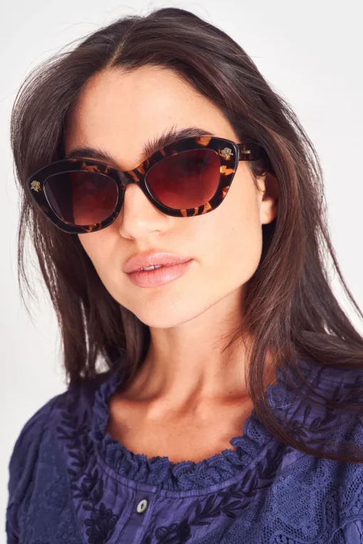 LoveShackFancy Hessel Cat Eye Sunglasses