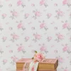 LoveShackFancy Ikat Rose Wallpaper
