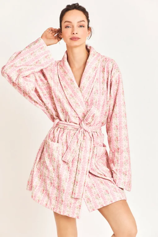 Women LoveShackFancy Indie Cotton Bath Robe