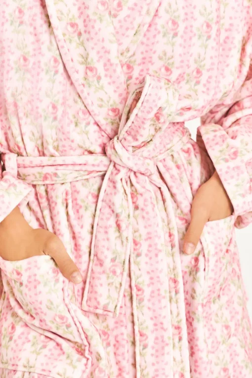 Women LoveShackFancy Indie Cotton Bath Robe