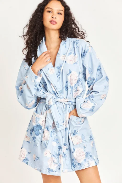 Women LoveShackFancy Indie Cotton Bath Robe