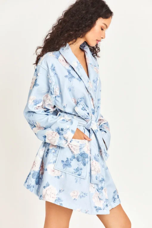 Women LoveShackFancy Indie Cotton Bath Robe