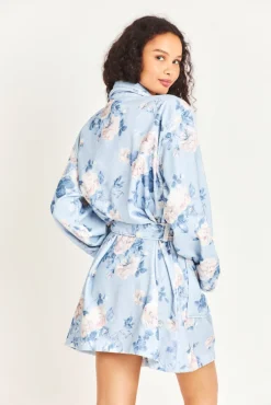 Women LoveShackFancy Indie Cotton Bath Robe