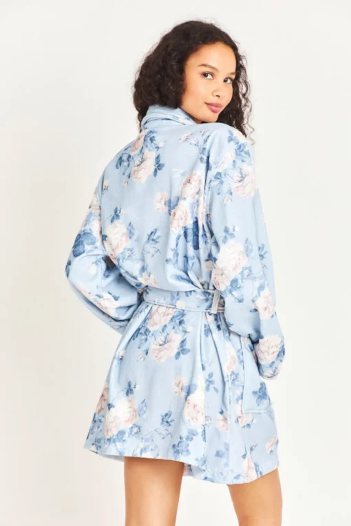Women LoveShackFancy Indie Cotton Bath Robe