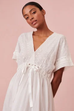 Women LoveShackFancy Iona Cotton Nightgown