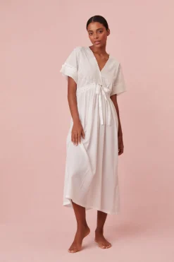 Women LoveShackFancy Iona Cotton Nightgown