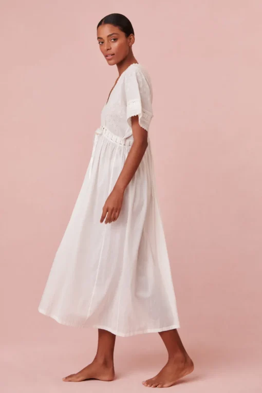 Women LoveShackFancy Iona Cotton Nightgown