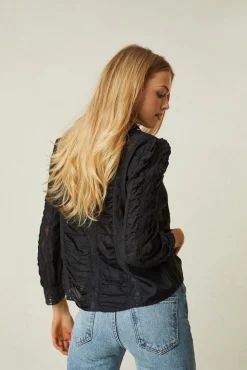 Women LoveShackFancy Jacque Silk Top