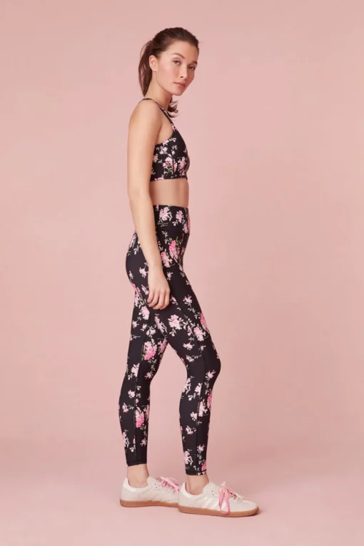 Women LoveShackFancy Jutta High-Rise Performance Floral Leggings